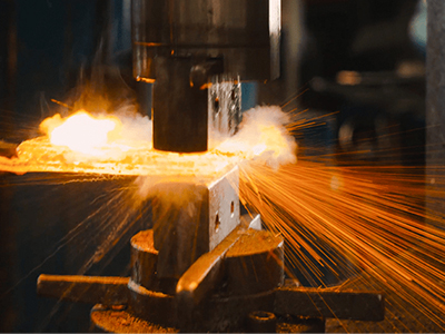 Metal forging process